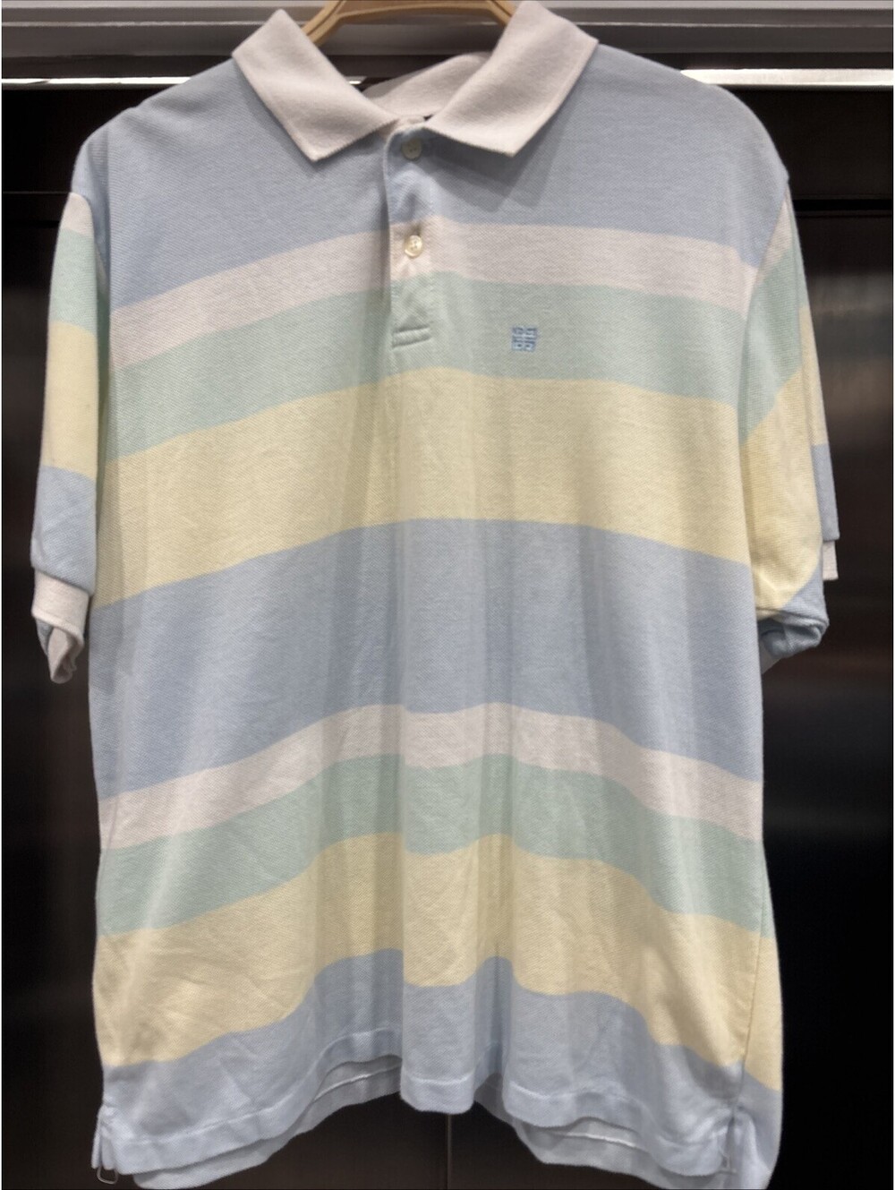 Monsieur Givenchy Chalk Colourway Button Up Polo Shirt